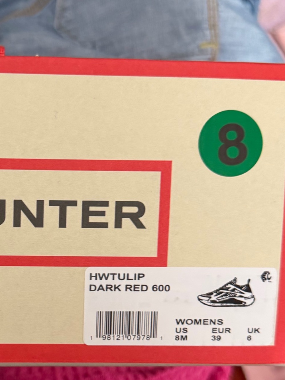 🦋Hunter Size-8
Women's Tulip Round-Toe Lace-Up Casual Sneakers from Finish Line - Picture 7 of 8
